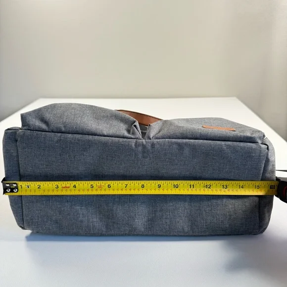 Leke Baby Gray Diaper Bag Tote - Picture 17 of 17